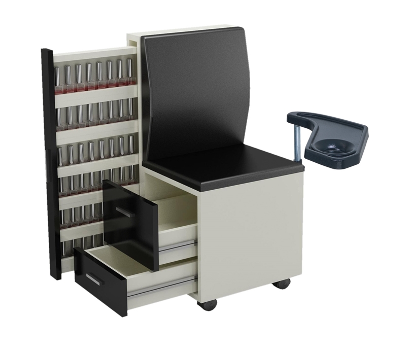 MA-022 MANICURE TROLLEY WITH SEAT