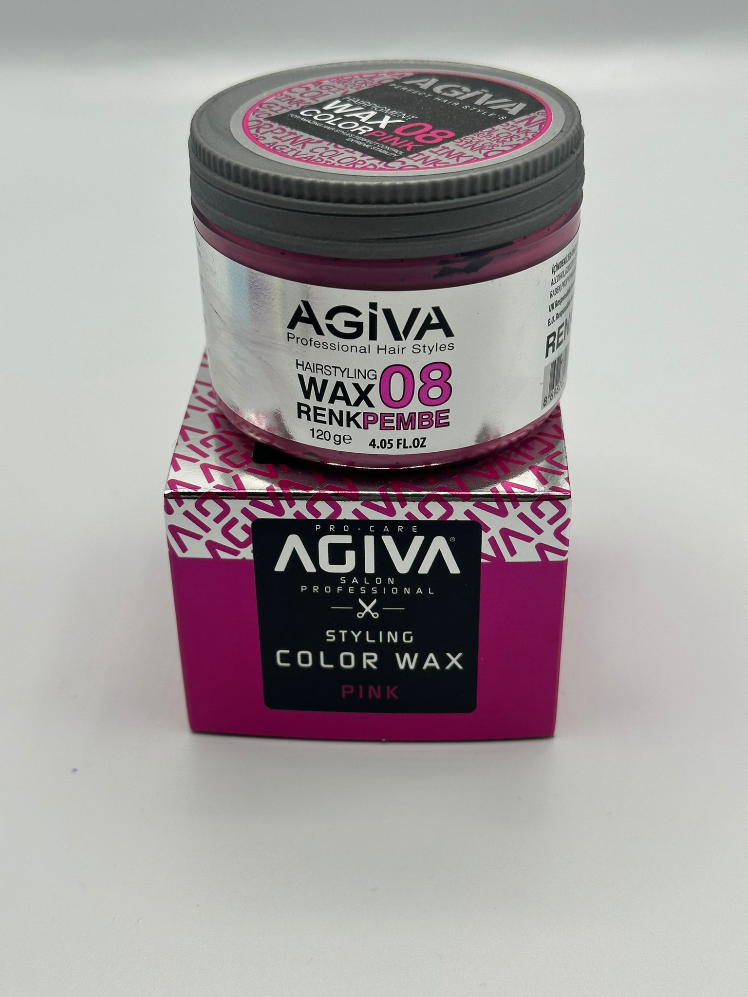 AGIVA HAIR COLOR WAX PINK (PEMBE) 120ML