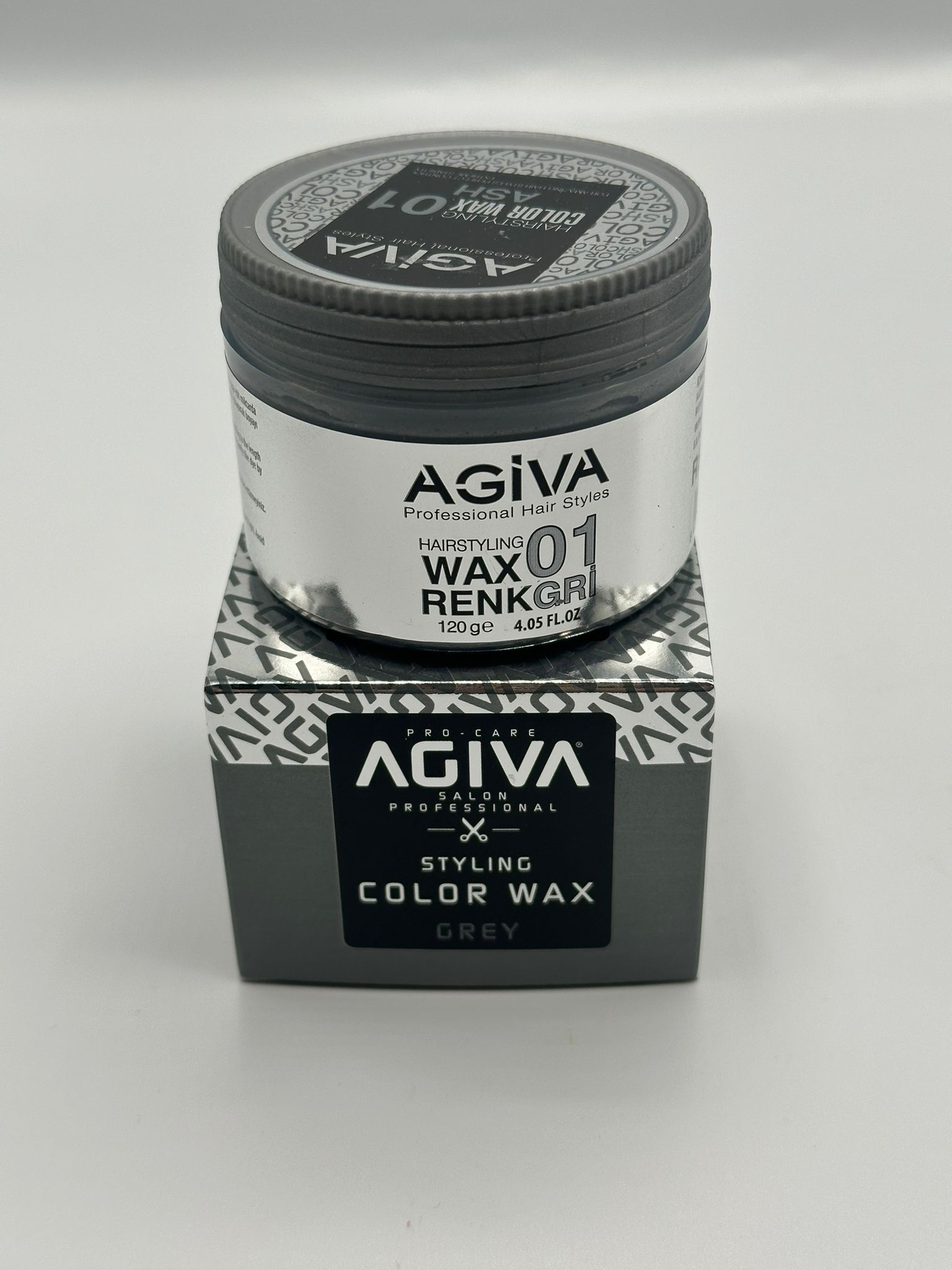 AGIVA HAIR COLOR WAX GREY (GRI) 120ML